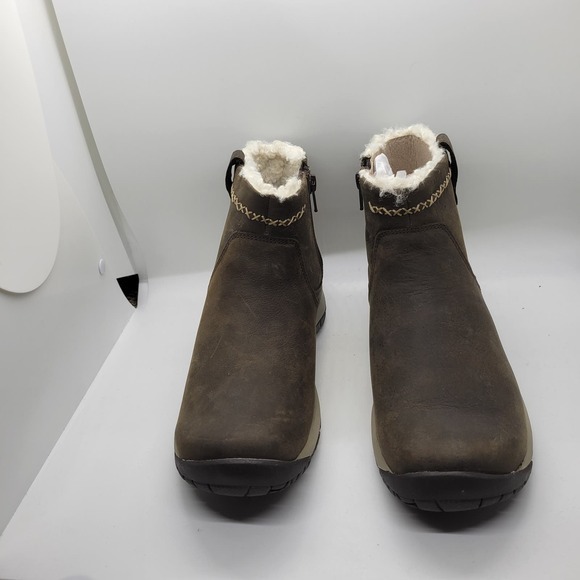 NWOT Merrell Encore 4 Bluff Zip Polar Waterproof Boots-Brown-Women's 5.5 W - Picture 2 of 9